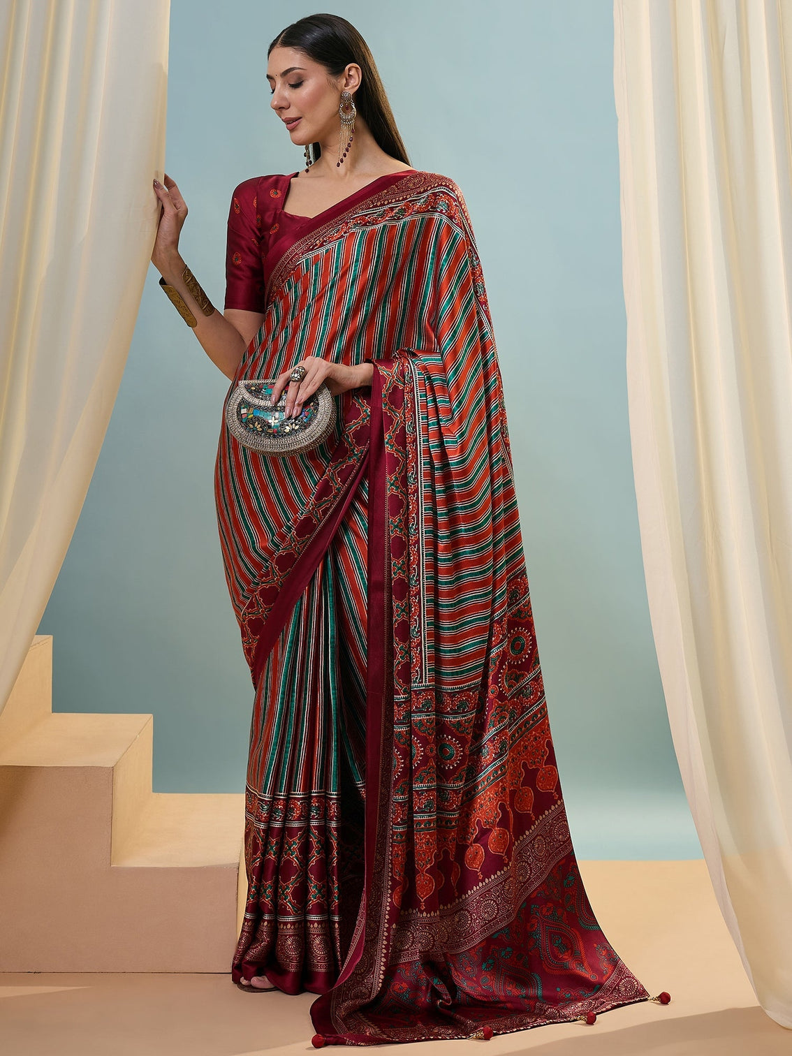 Yuvika Soft Drape Semi Modal Saree for Party Wear