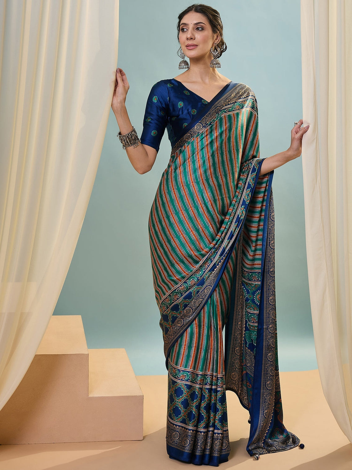 Yuvika Soft Drape Semi Modal Saree for Party Wear