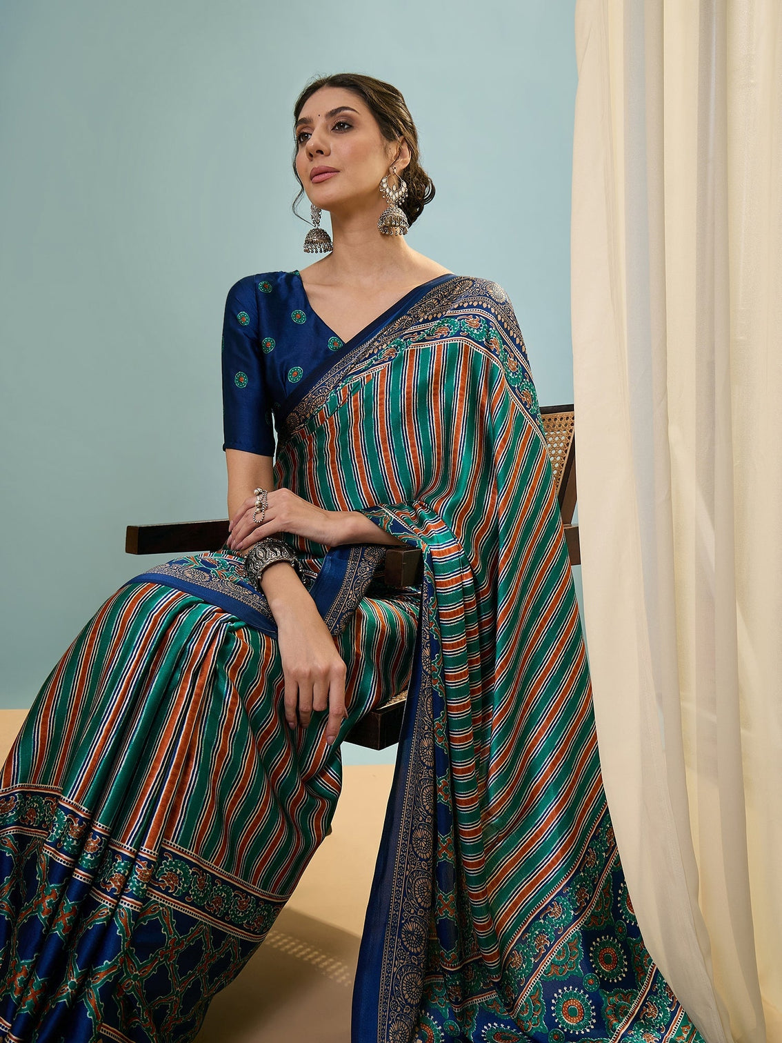 Yuvika Soft Drape Semi Modal Saree for Party Wear