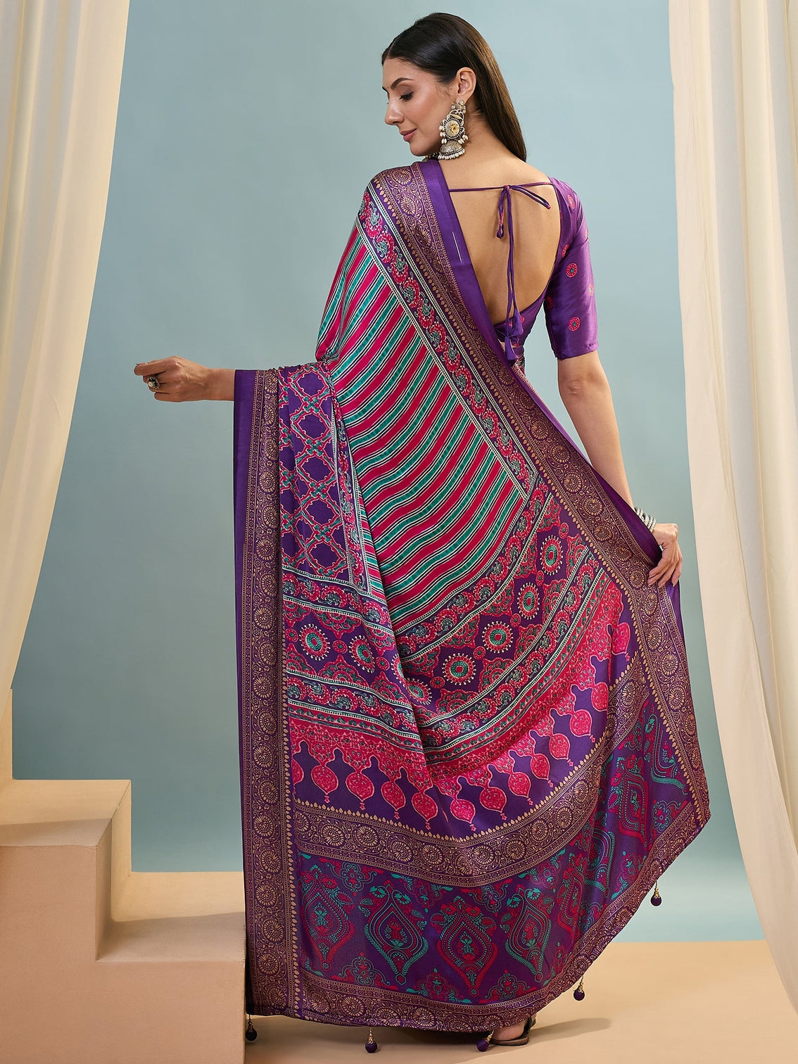 Yuvika Soft Drape Semi Modal Saree for Party Wear