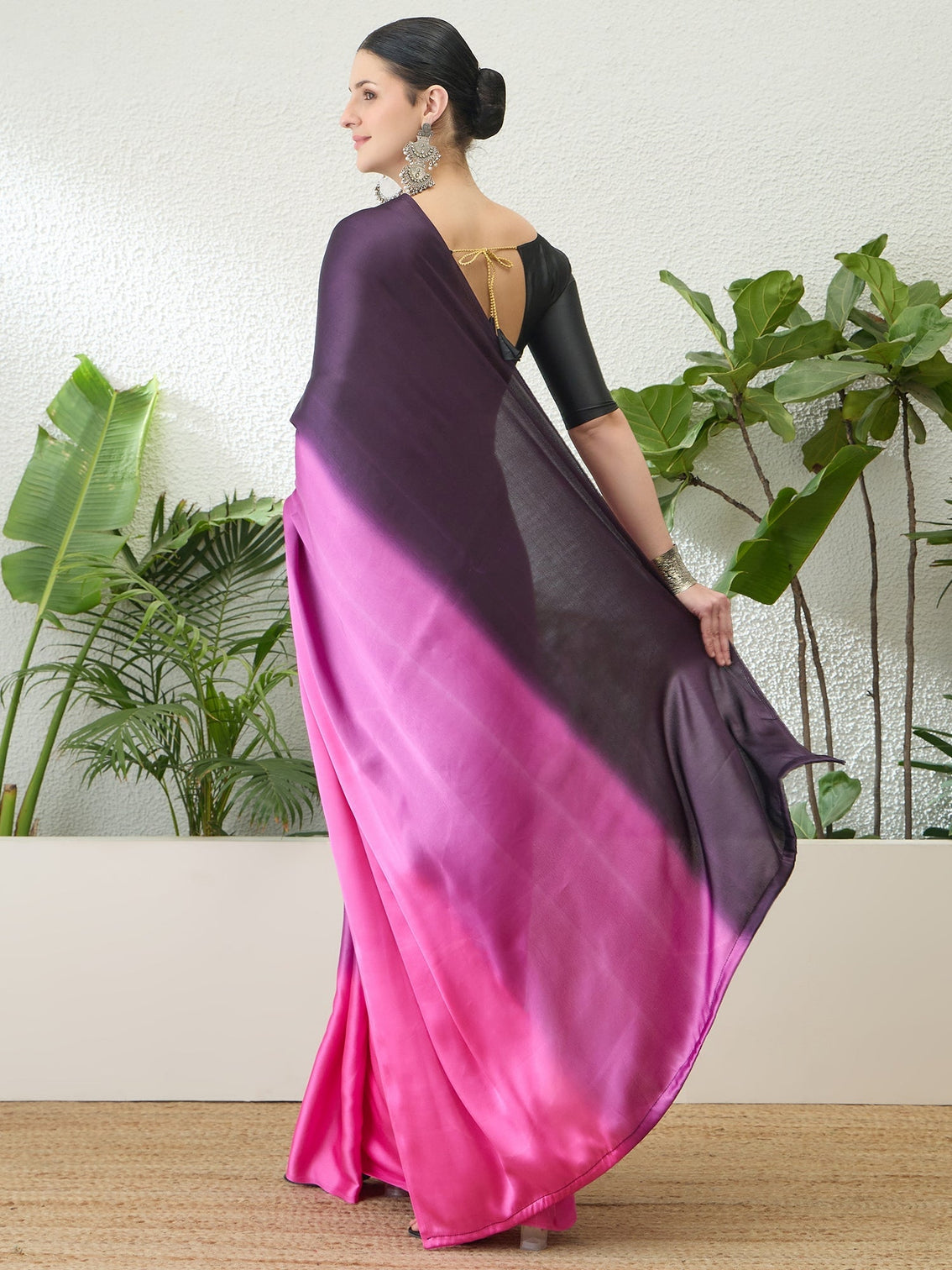 Zehvika Contemporary Semi Modal Saree for Special Occasions