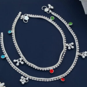 Mameraa Alloy Artificial Stones Anklet - Image 1