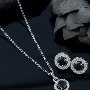 Mameraa Cubic Zirconia Stone-Studded Jewellery Set - Image 1