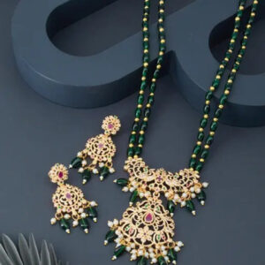 Mameraa Gold-Plated Beaded Jewellery Set - Image 1