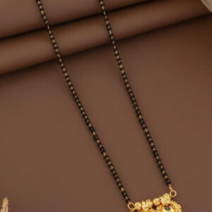Mameraa Gold-Plated Brass Mangalsutra - Image 1