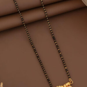 Mameraa Gold-Plated Brass Mangalsutra - Image 1
