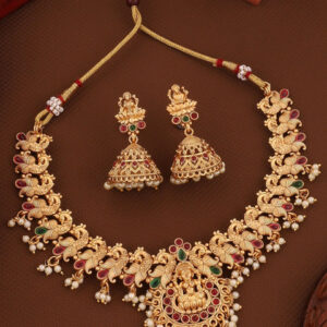 Mameraa Stone-Studded & Beaded JewellerySet - Image 1