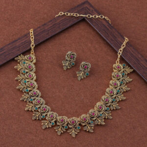 Mameraa Stone-Studded Jewellery Set - Image 1