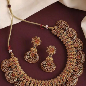 Mameraa Stone-Studded Jewellery Set - Image 1