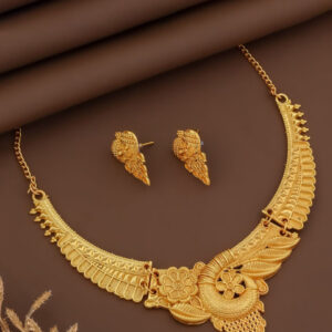 Mameraa Textured Traditional Jewellery Set - Image 1