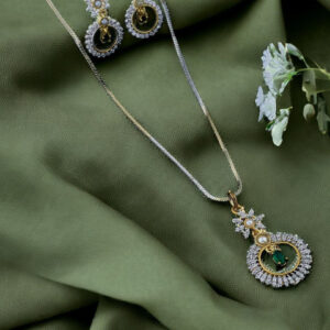 MameraaCubic Zirconia Stone-Studded Jewellery Set - Image 1