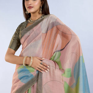 Mameraa Abstract Printed Saree - Image 2