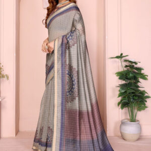 Mameraa Abstract Printed Saree - Image 2