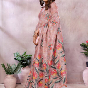 Mameraa Ethnic Motif Printed Zari Saree - Image 5