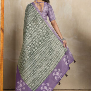 Mameraa Ethnic Motifs Printed Saree - Image 3