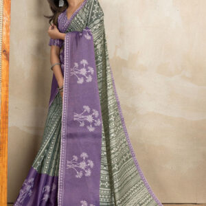 Mameraa Ethnic Motifs Printed Saree - Image 6