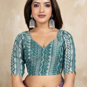 Mameraa Ethnic Motifs Printed Saree - Image 5