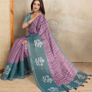 Mameraa Ethnic Motifs Printed Saree - Image 6