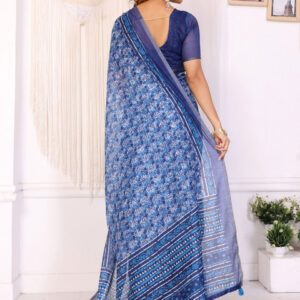 Mameraa Ethnic Motifs Printed Saree - Image 5