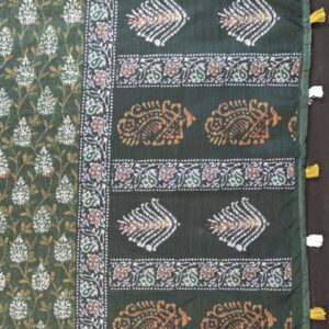 Mameraa Ethnic Motifs Printed Saree With Unstitched Blouse - Image 6