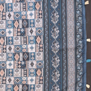 Mameraa Ethnic Motifs Printed Saree With Unstitched Blouse - Image 6