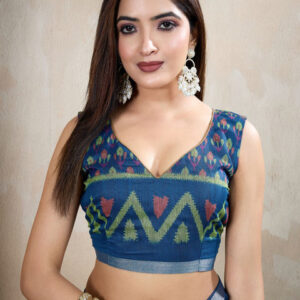 Mameraa Ethnic Motifs Printed Zari Saree - Image 6