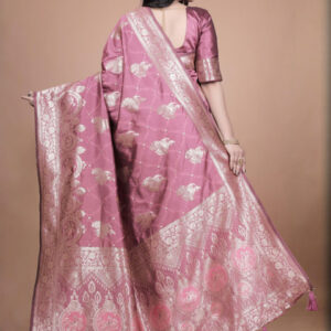Mameraa Ethnic Motifs Woven Design Saree - Image 4