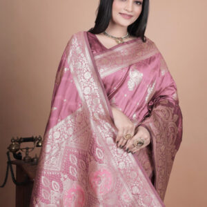 Mameraa Ethnic Motifs Woven Design Saree - Image 5