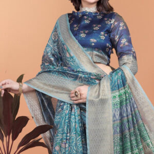 Mameraa Ethnic Motifs Woven Design Zari Saree - Image 2