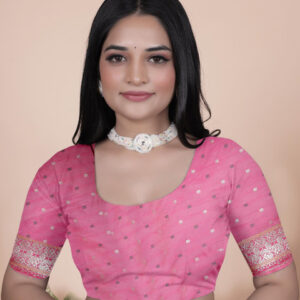 Mameraa Ethnic Motifs Woven Design Zari Saree - Image 6