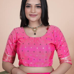 Mameraa Ethnic Motifs Woven Design Zari Saree - Image 6