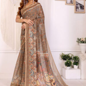Mameraa Floral Printed Saree - Image 2