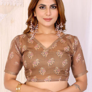 Mameraa Floral Printed Saree - Image 7