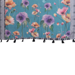 Mameraa Floral Printed Saree - Image 6