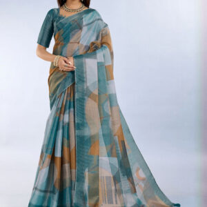 Mameraa Floral Saree - Image 4