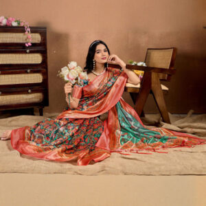 Mameraa Floral Saree - Image 5