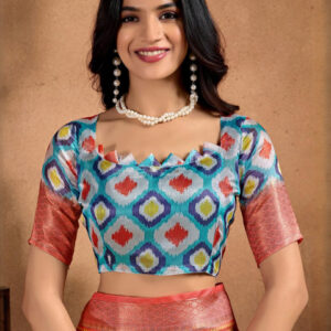 Mameraa Floral Saree - Image 6