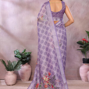 Mameraa Floral Saree - Image 3