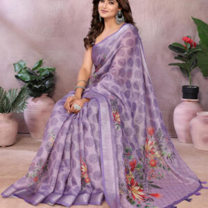 Mameraa Floral Saree - Image 5