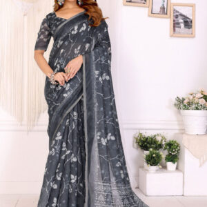 Mameraa Floral Saree - Image 1