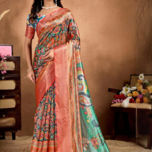 Mameraa Floral Saree - Image 1