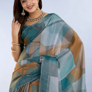 Mameraa Floral Saree - Image 2