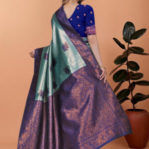 Mameraa Floral Woven Design Saree - Image 5