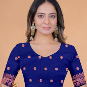 Mameraa Floral Woven Design Saree - Image 6