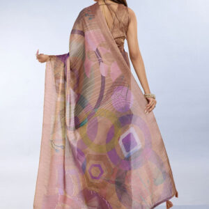 Mameraa Printed Abstract Saree - Image 3