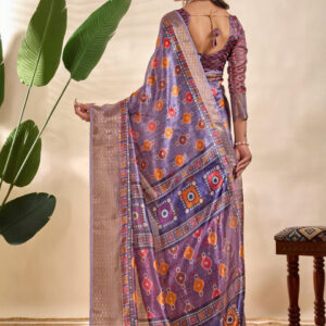 Mameraa Women Ethnic Motifs Printed Saree - Image 3