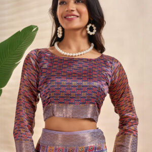 Mameraa Women Ethnic Motifs Printed Saree - Image 6