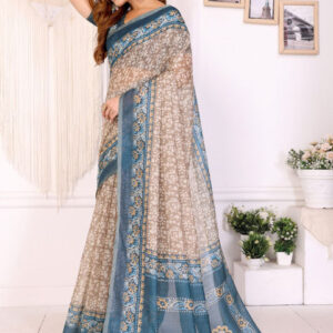 Mameraa Women Ethnic Motifs Printed Saree - Image 2