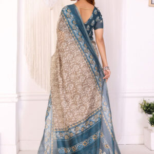 Mameraa Women Ethnic Motifs Printed Saree - Image 3