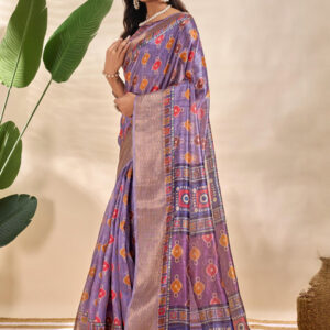 Mameraa Women Ethnic Motifs Printed Saree - Image 2